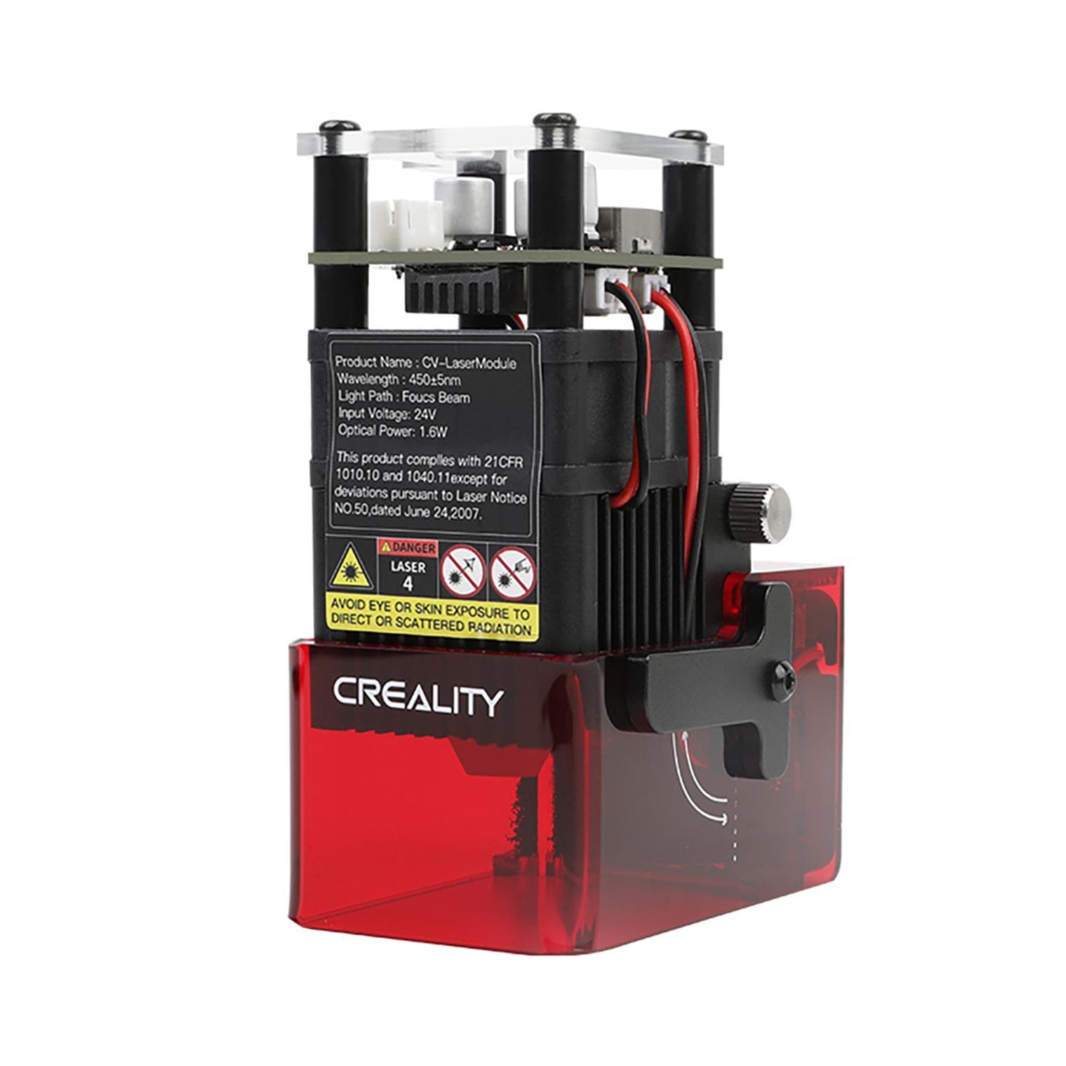 Creality Ender-3 S1 CV-Laser Module 24V 1.6W Laser Head Compatible with CV-01 PRO CNC Laser Carving black