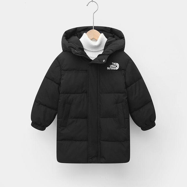 Medium To Long Children's Warm Down Cotton Jacket Winter Coat Cotton Jacket 110