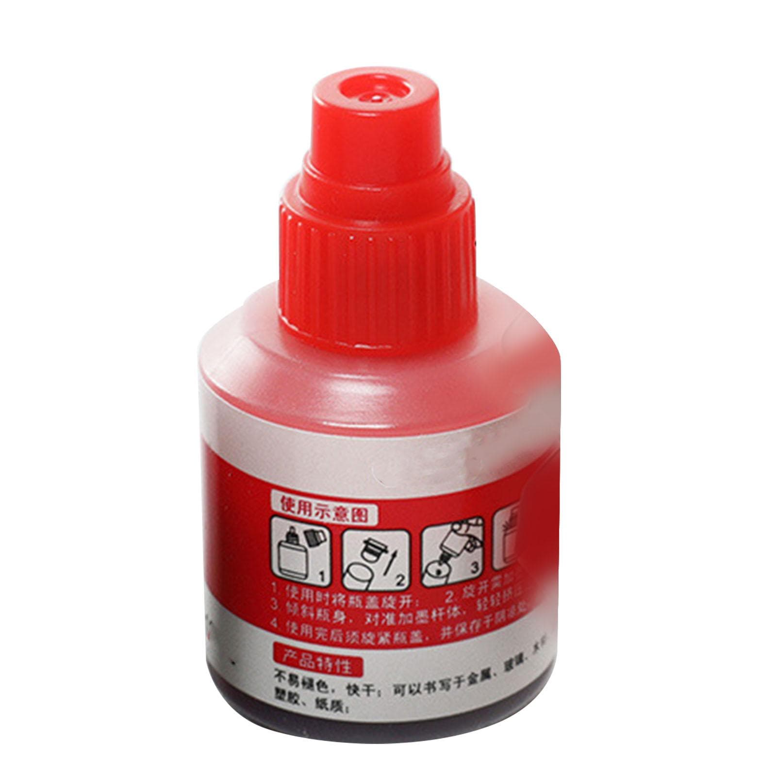 Marker Ink Waterproof Fade Resistant Quick Refilling Oil Marker Refill Ink with Drop Dispensing