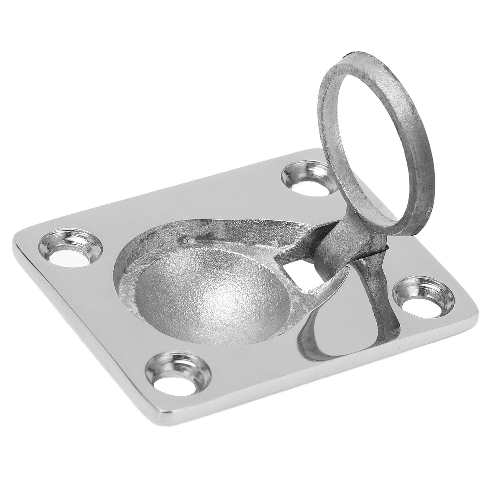 Boat Pull Flush Lift Stainless Steel Flush Mount Lifting Ring Pull Handle for Marine Boat