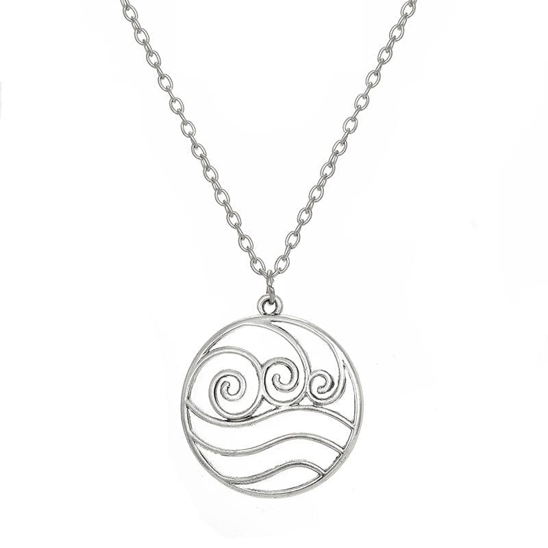 Movie The Last Airbender Necklace Cute Badge Symbol Pendant Alloy Necklaces Cosplay Jewelry Fashion Party Accessory Gift NEW