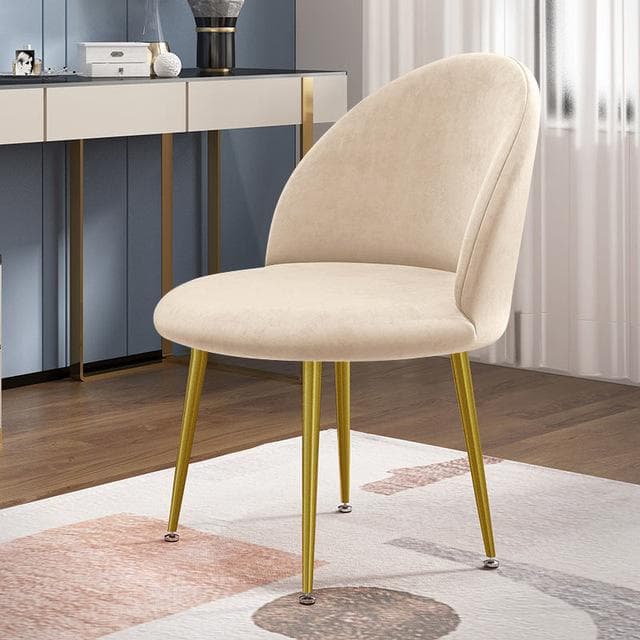 Velvet Duckbill Chair Cover 1 /2 /4 /6pcs Curved Back Chair Covers Low Back Seat Slipcover Hotel Bar Office Home Decor 4 Pcs beige