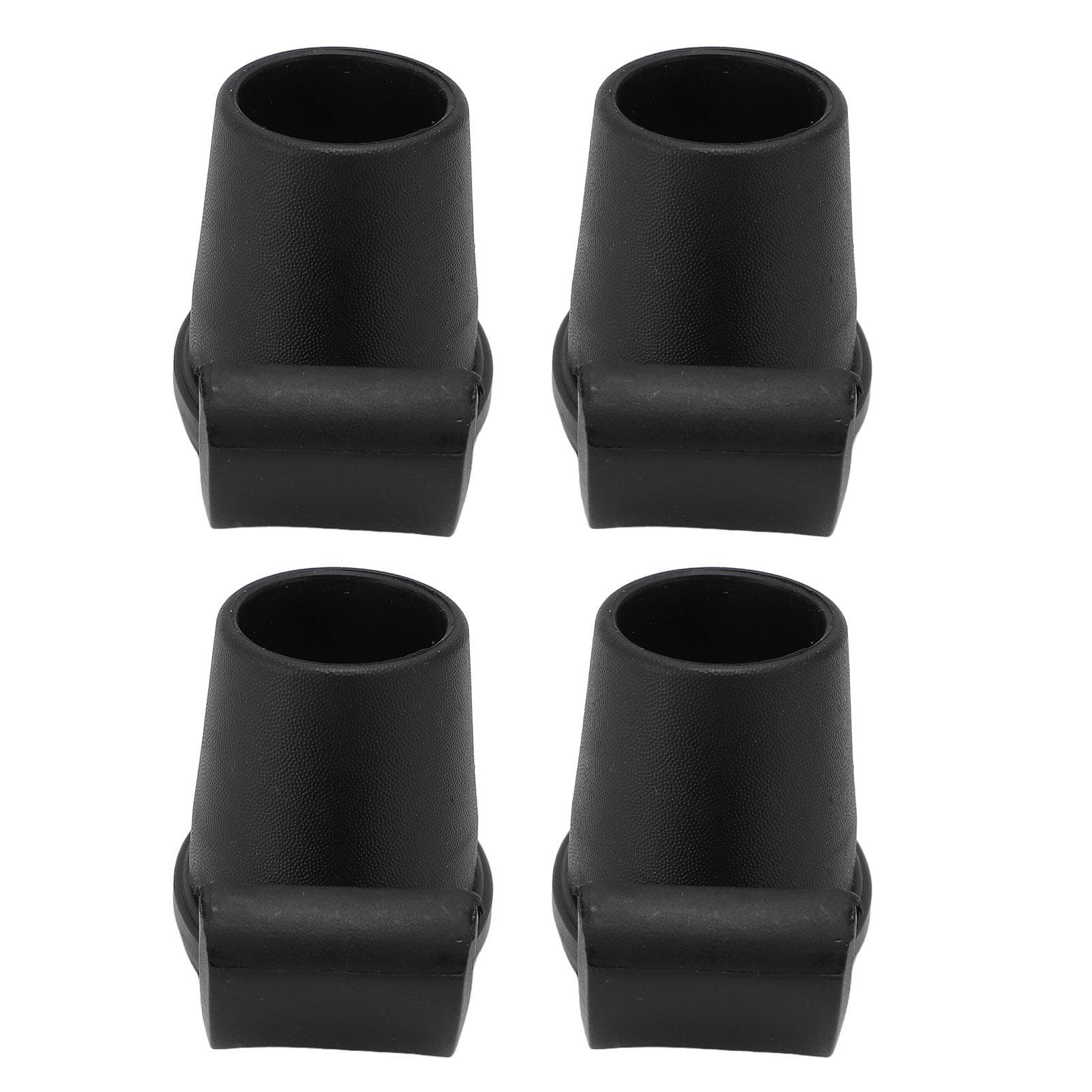 4pcs Walker Ski Glides Anti Slip Walker Glides for Seniors Mobility Aid Accessory Replacement Gray black