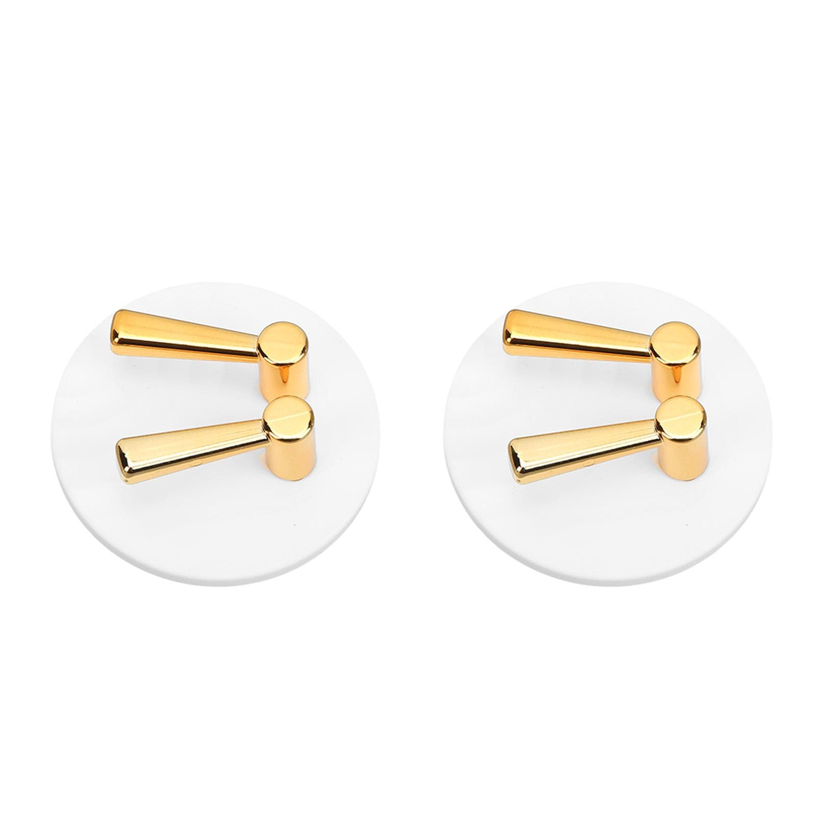 2Pcs Wall Mount Holder Multifunction Self Adhesive Punch Free Simple Large Loading Capacity Wall