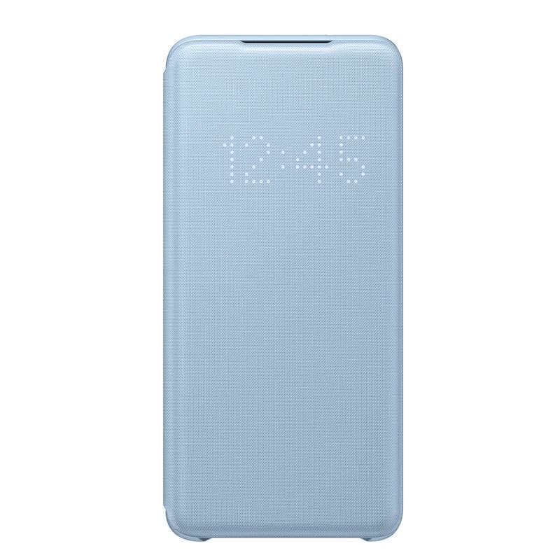 Original LED Smart View Flip Phone Case For Samsung Galaxy S20 S20+ S20 Ultra 5G LED Wallet Cover For Galaxy S20 blue