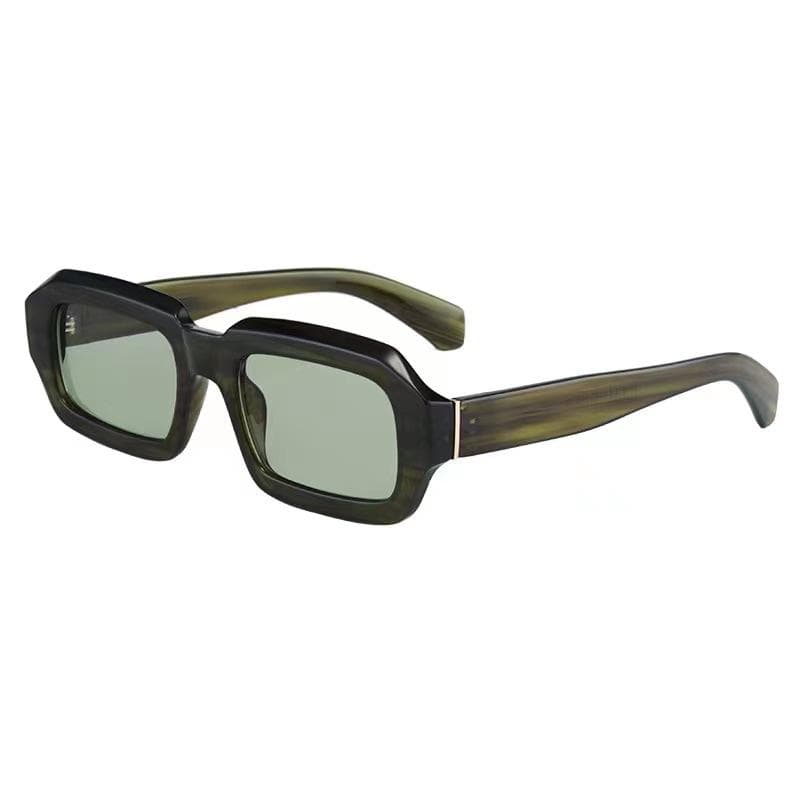 European American Style Sunglasses for Men Women UV400 Protection Rectangle Shape Stylish Sun Glasses