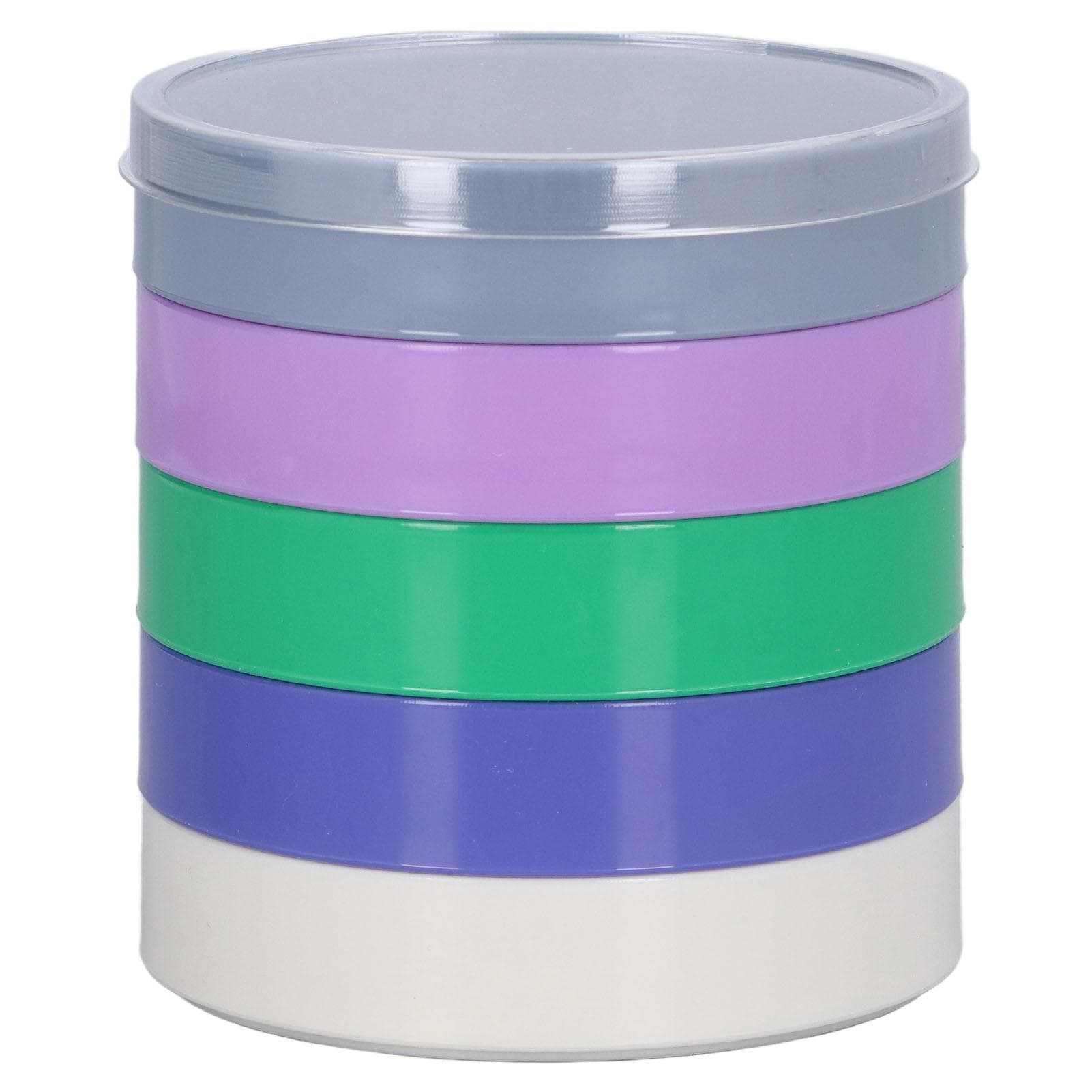 Watch Parts Storage Box Multipurpose Round 5 Layers Colourful Watches Movement Parts Storage Holder