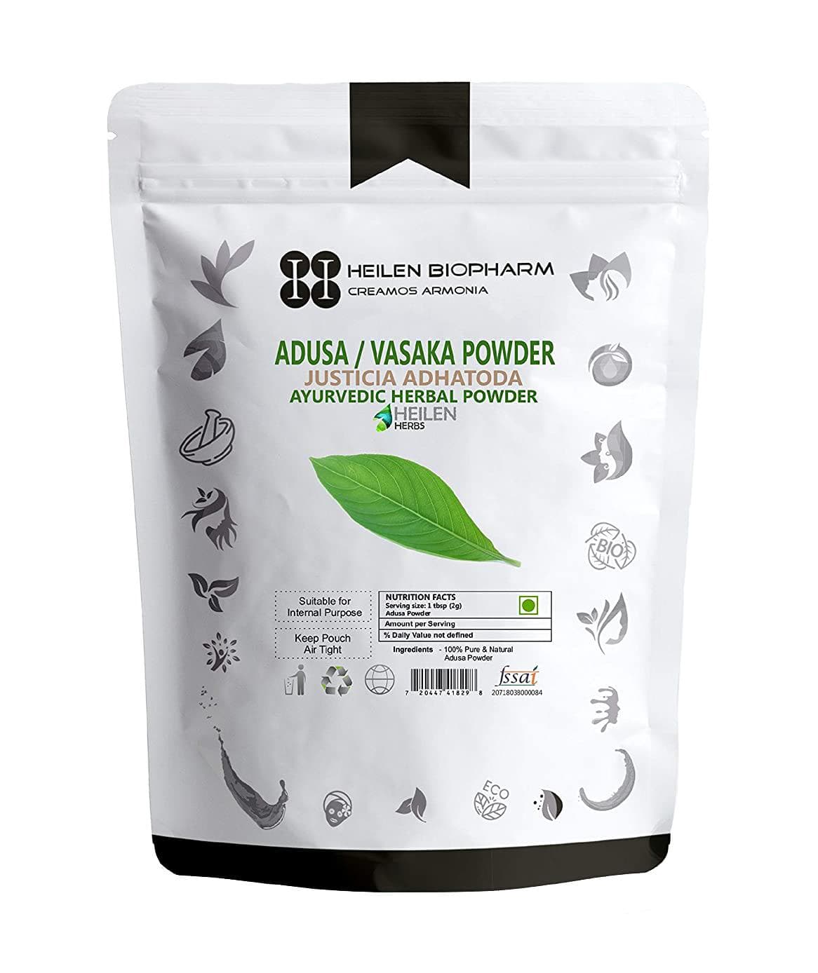 Vasaka (200 g), Adusa (Vasaka) Powder, Heilen Biopharm