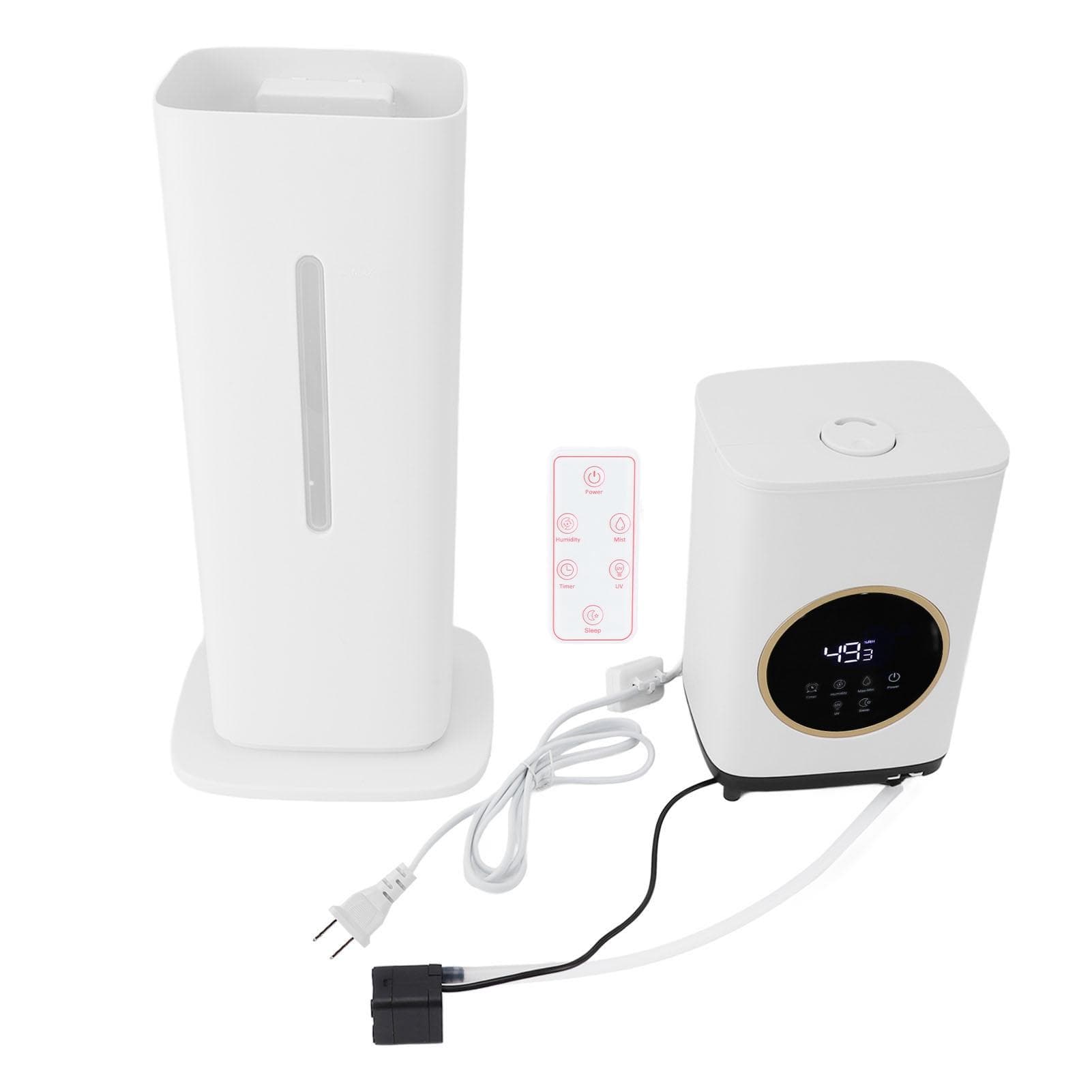 8L Large Room Humidifier with Remote Intelligent Constant Humidity 1?12H Timing Smart Home