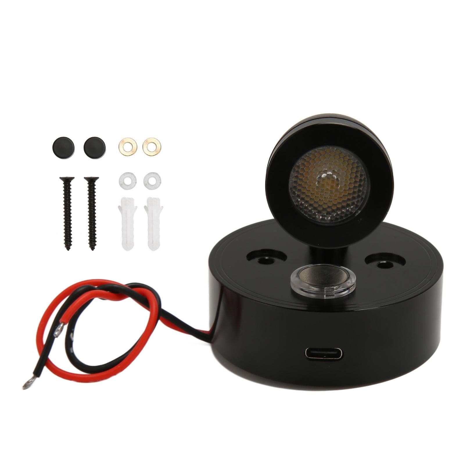 RV Interior Lights RV Dimmable Reading Light with USB Charging Port for Camping Vehicle Cabin