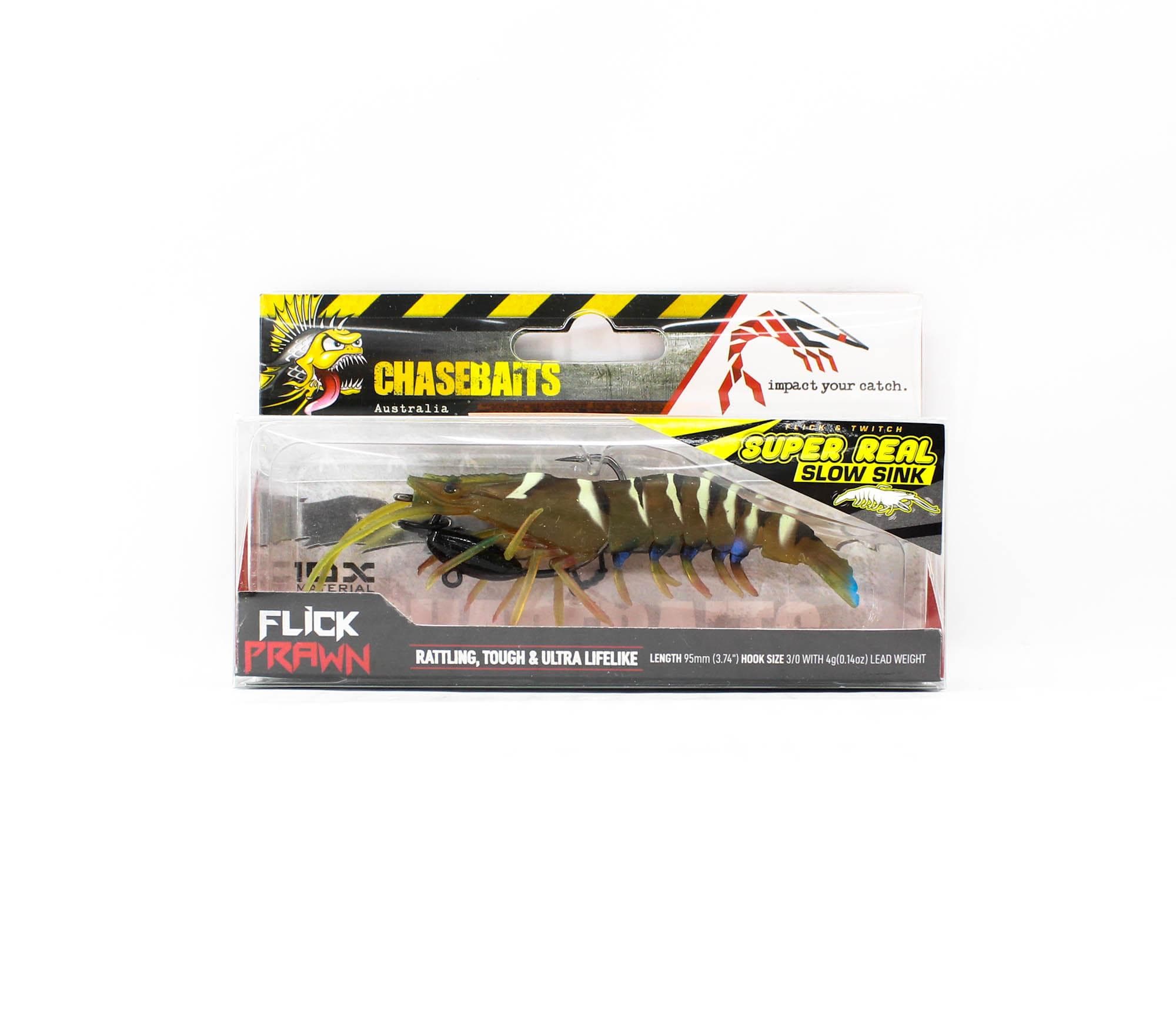 Chasebaits Flick Prawn 95 mm 4 grams Sinking Lure 04 (4871)