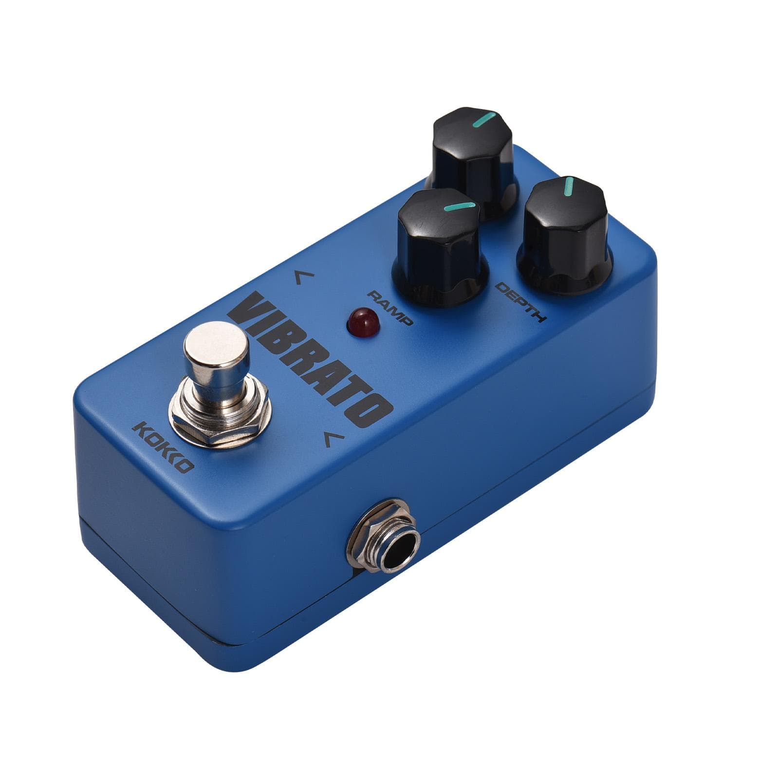 KOKKO FVB2 VIBRATO Electric Guitar Effect Pedal Portable Guitar Effector Vibrato Mini Single blue