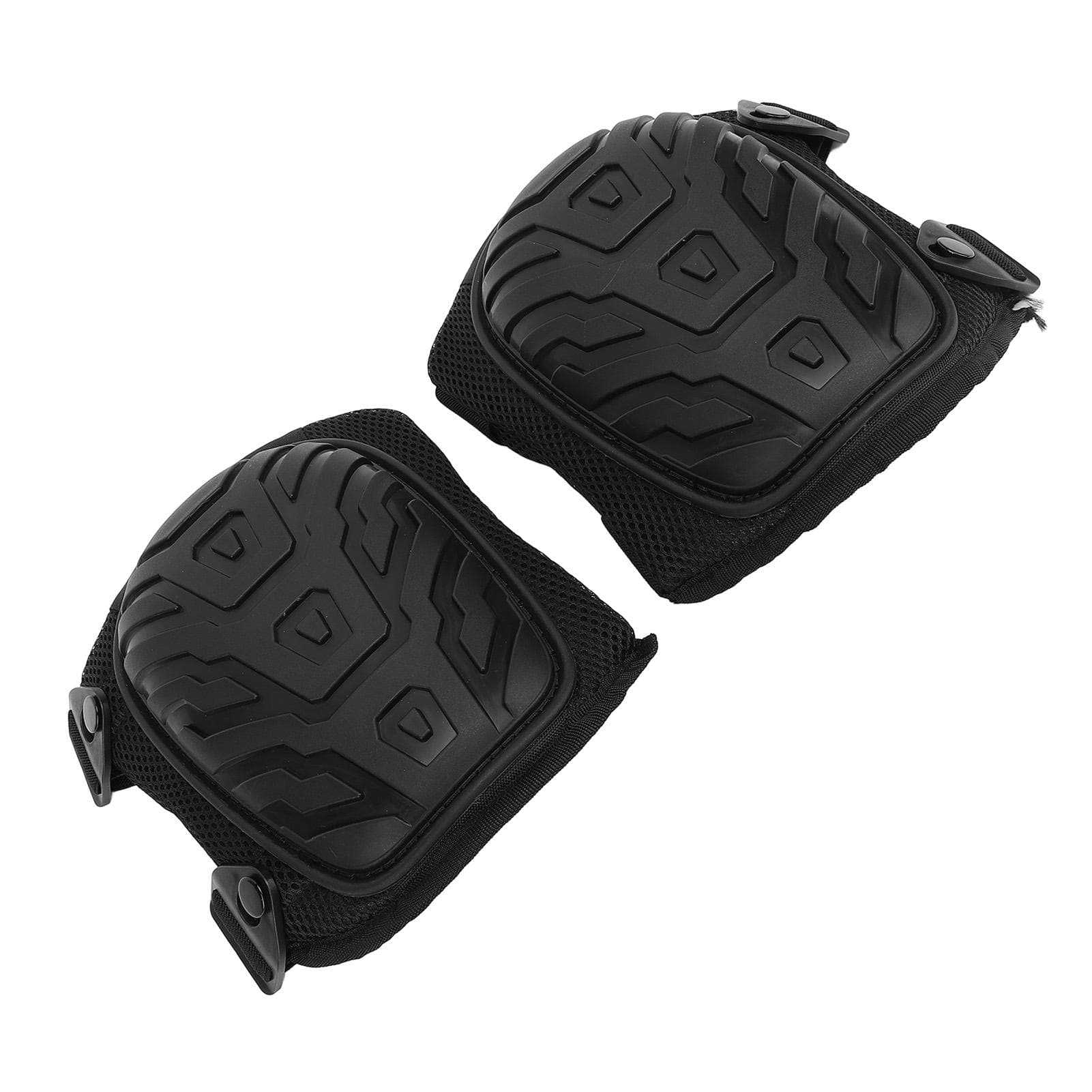 2 Pcs Work Knee Pads Foam Padding Reinforced Strap Military Grade Rivet Knee Guard for Gardening
