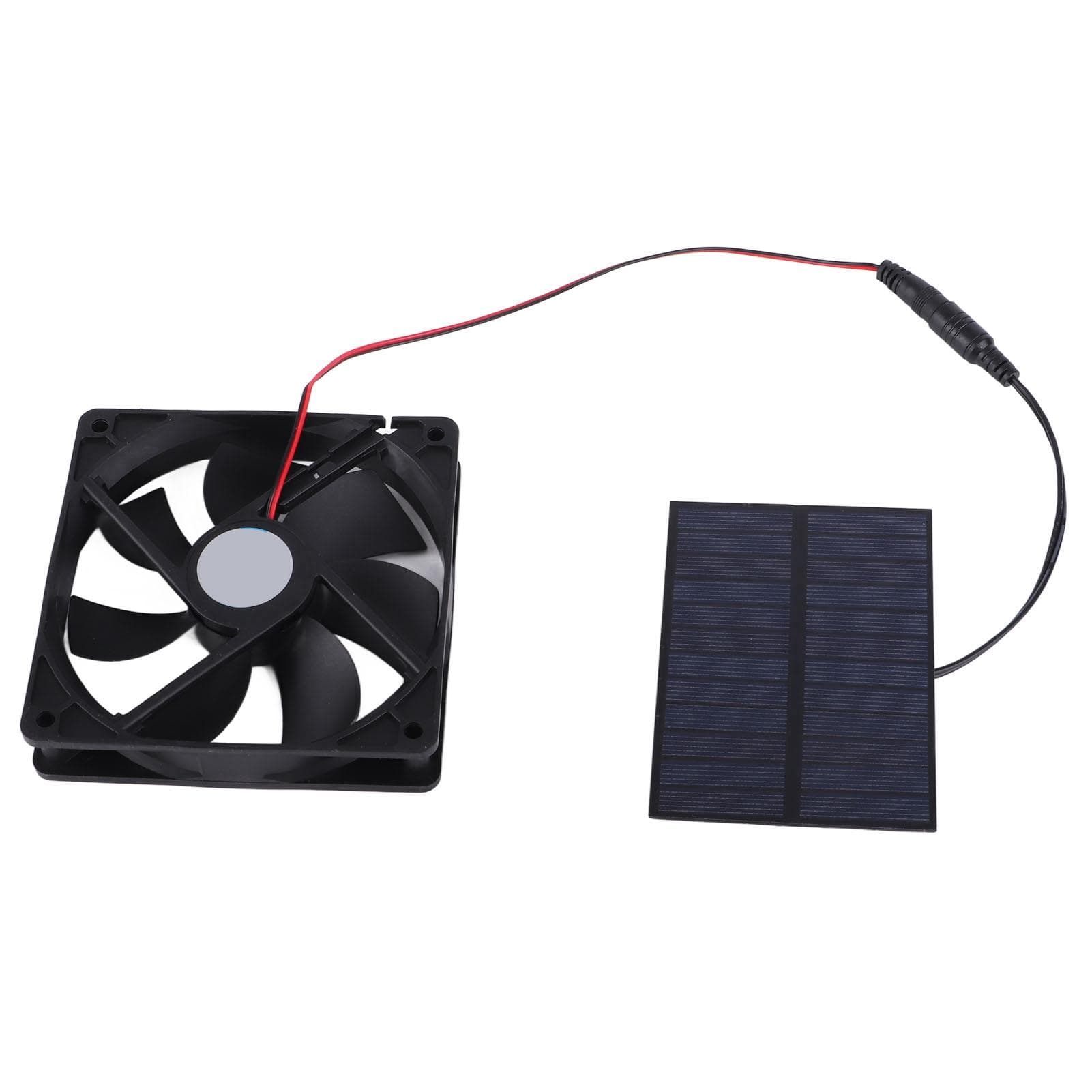 Solar Panel Fan Professional Solar Powered Exhaust Fan Kit for Chicken Coops Greenhouses Sheds Pet