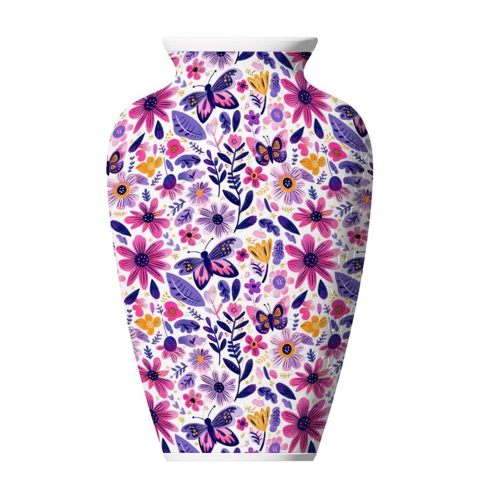 Waterproof 3D Puzzle Vase Creative Flower Arrangement Vase Flower Vase Jigsaw Housewarming Gift Style M