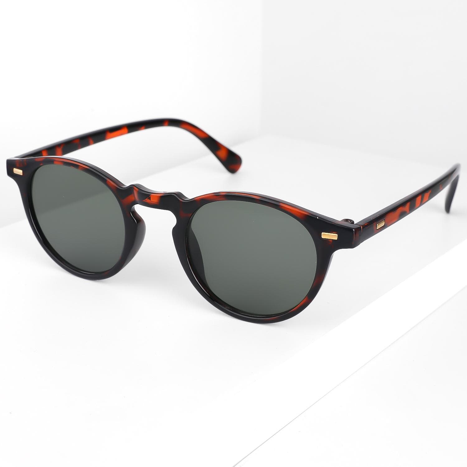 Small Round Sunglasses UV400 Retro Classic for Men Women Stylish Multi Style Travel Hiking Shopping