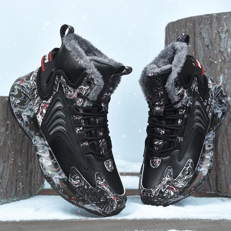 men boots New Winter Slippers Warm Men Shoes Waterproof Non-Slip Plush Sneakers Male tenis shoes Boots Men Sneakers Winter 40