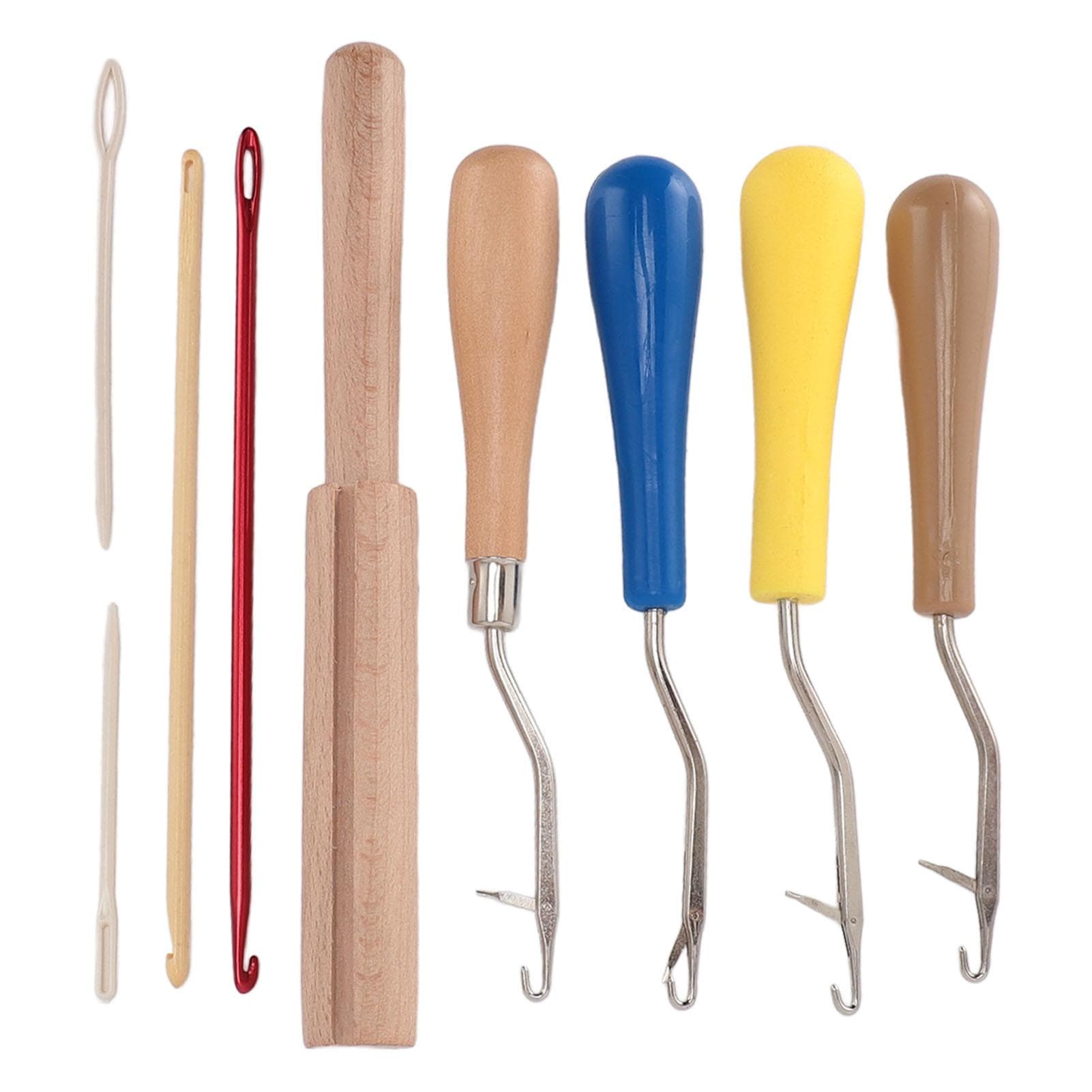 Latch Hook Tools Bent Latch Hook Kit Crochet Needle Hook Tool for Carpet Making DIY Craft Repairing