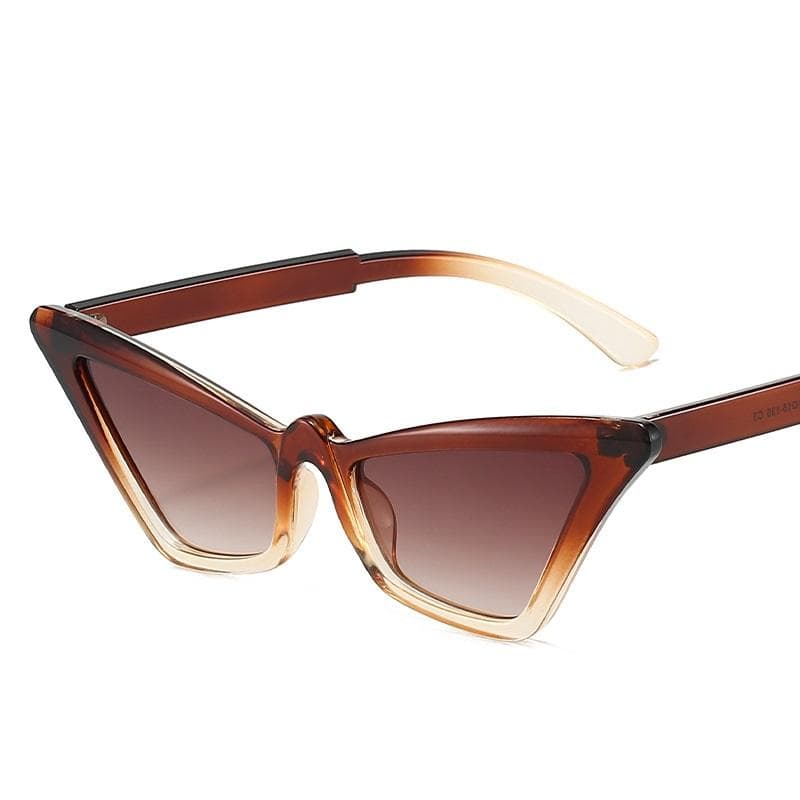 Trendy Cat Eye Y2K Sunglasses for Women Oversized Fashion Frame Pink Cute Shades Accessories