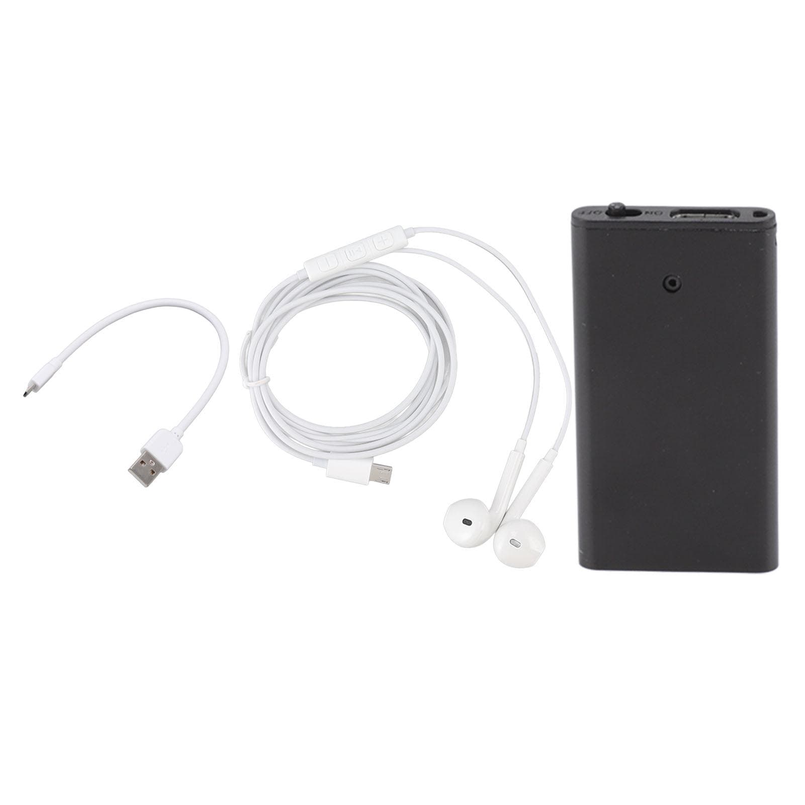 Mini Recorder HD Noise Reduction Encrypted 4GB Voice Activated Recorder with MP3 Playback for