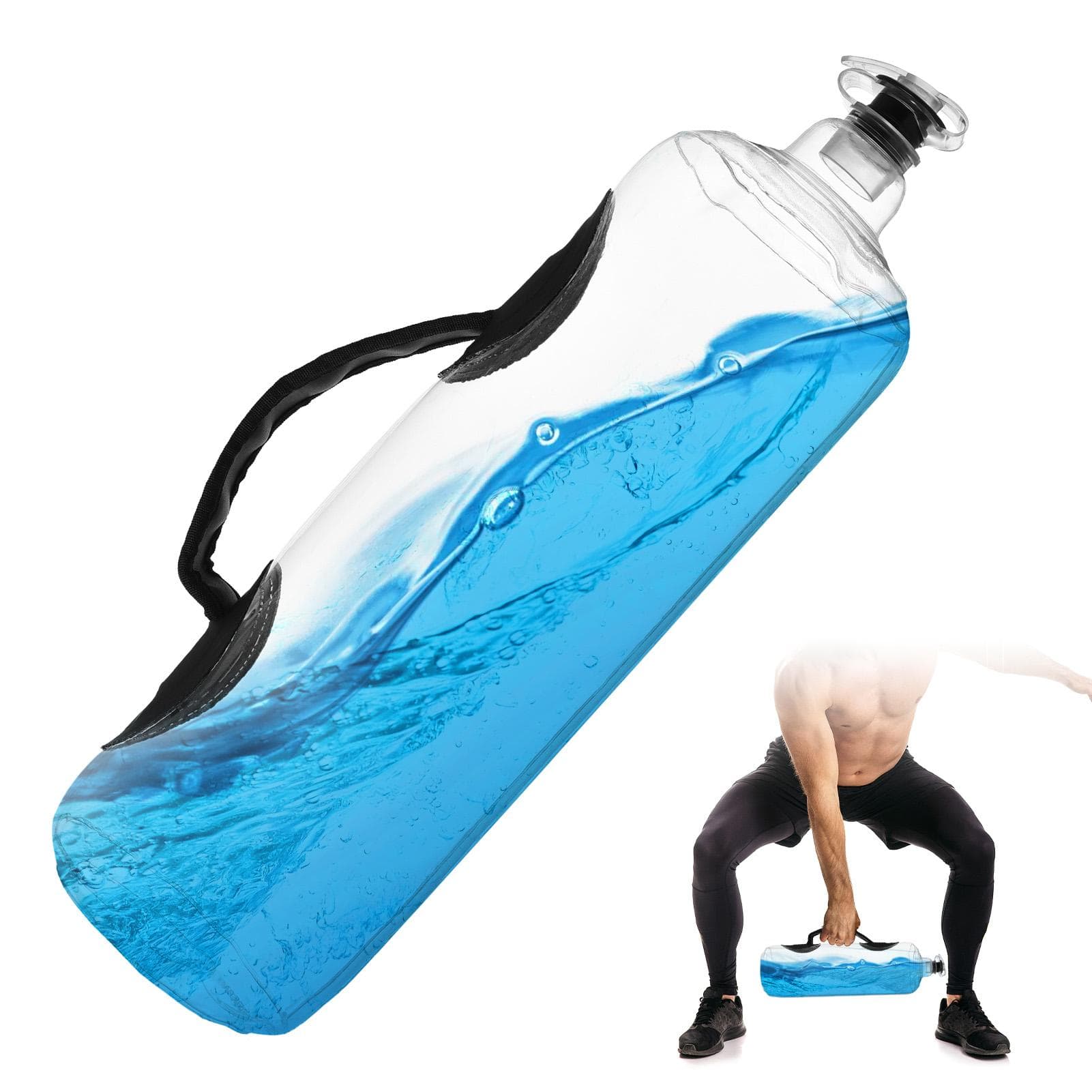Water Filled Weights Aqua Training Bag Exercise Equipment Portable Stability Fitness Workout Water S