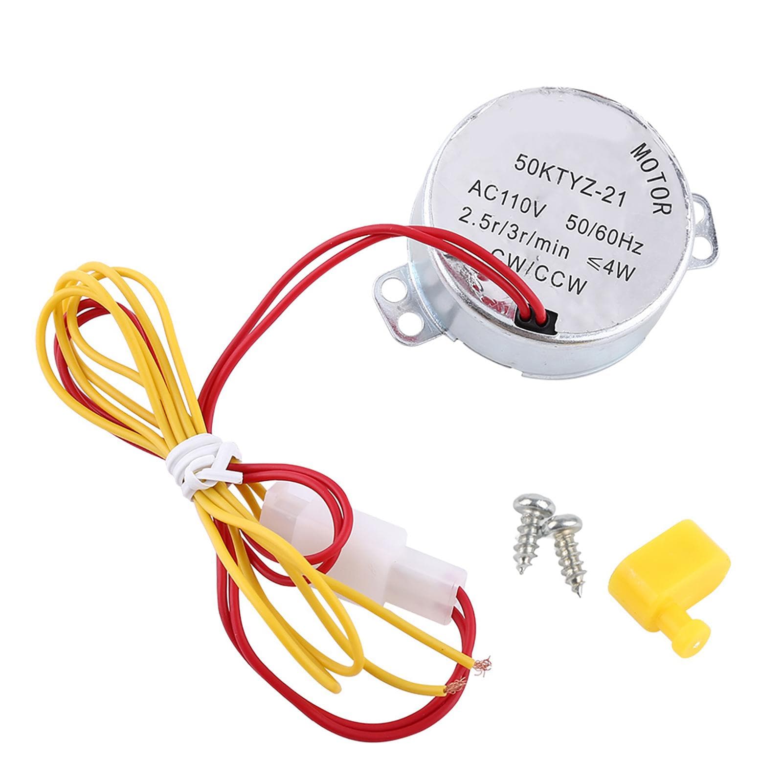 1PC CW/CCW Egg Turner Rotator Incubator Motor With Connector(110V) 110V