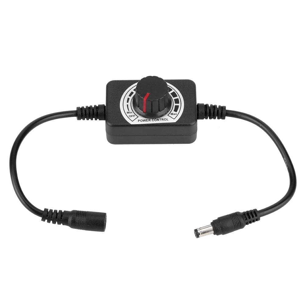 5-24V Adjustable DC Speed Control Switch Stepless Light Temperature Switch for Motor Drill Speed
