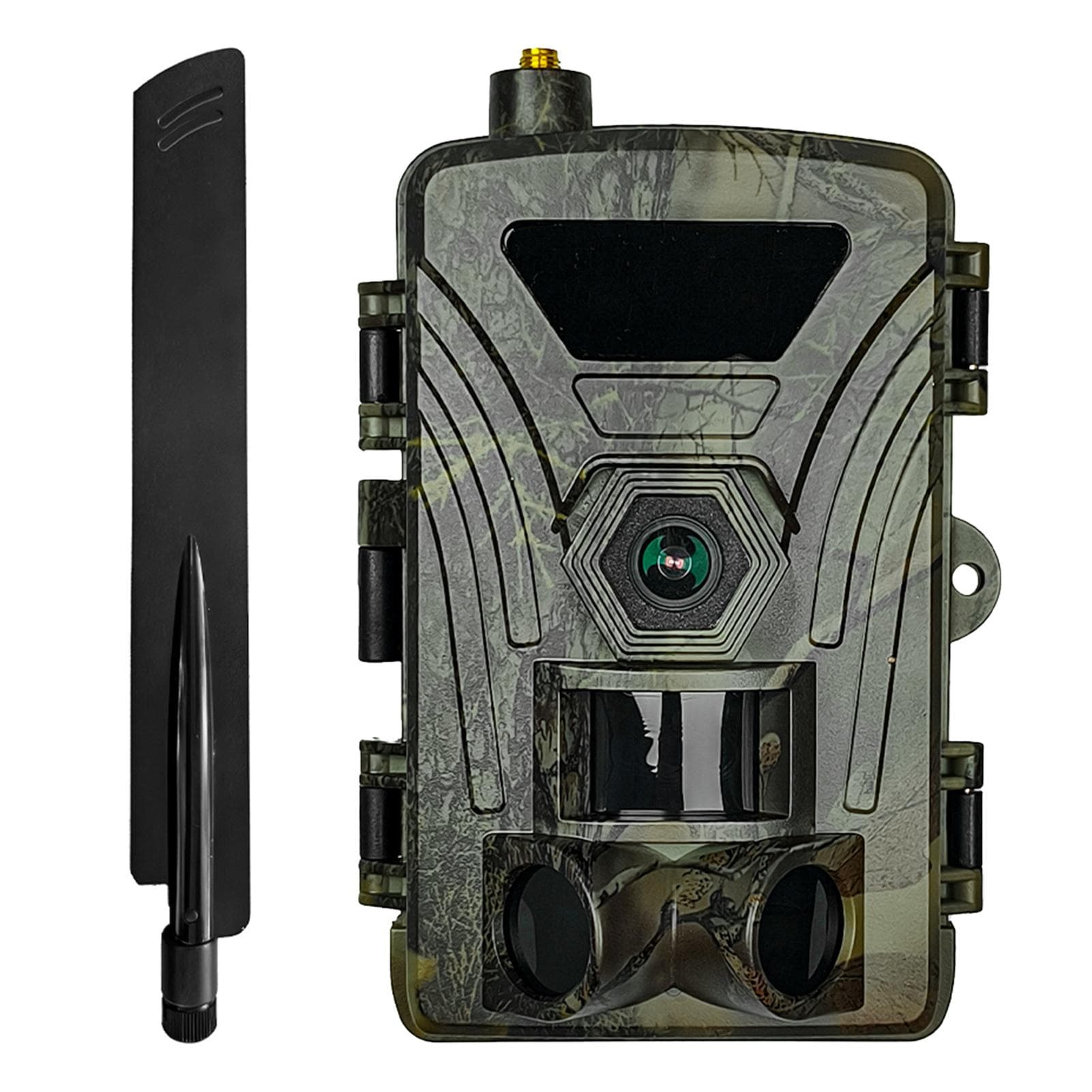 4G Trail Camera 4K Hunting Camera with SIM Card 60MP Photos Fast Trigger Wildlife Camera Infrared green