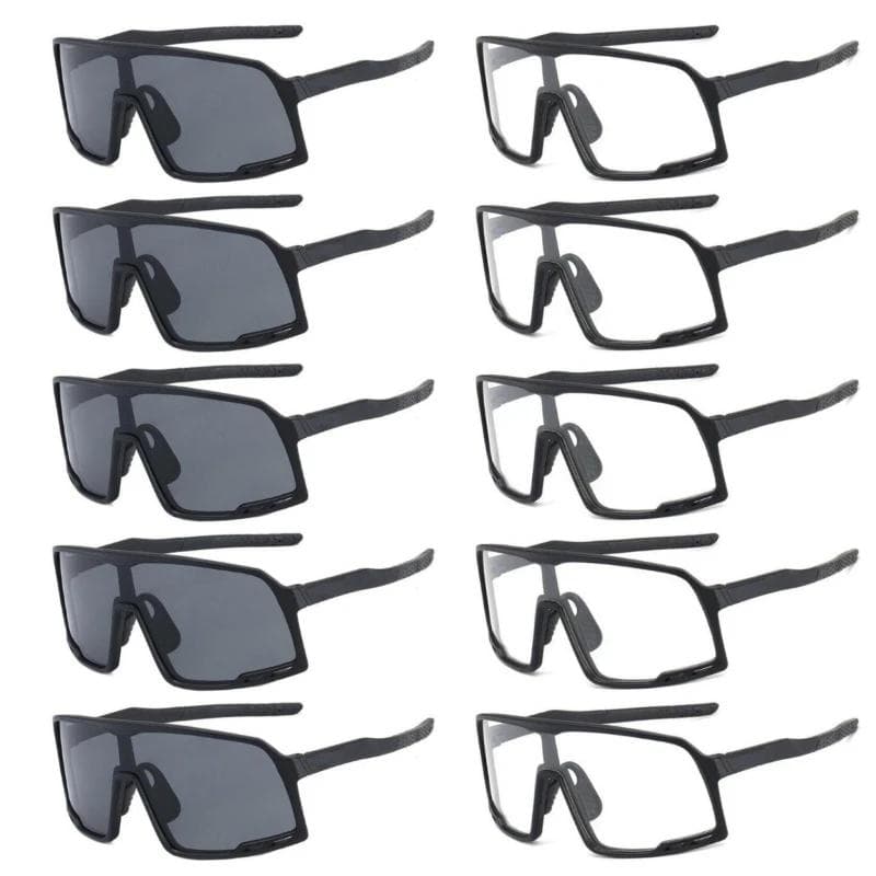 10PCS UV400 Cycling Glasses Fashion Sunglasses for Men Women Outdoor Sports MTB Bike Riding Multi Color