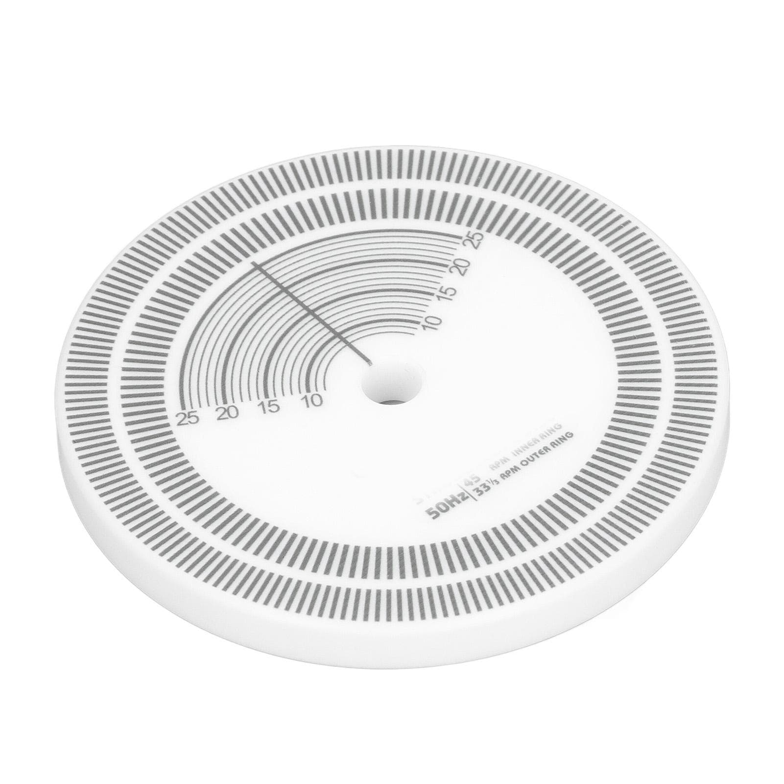 LP Record Player Strobe Disc Calibration Tachometer for 33RPM 45RPM Turntable Rotational Speed