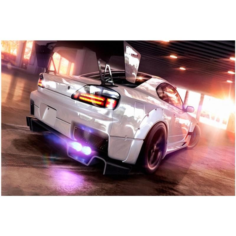 Diamond Embroidery Need for Speed Diamond Painting Race Car Needlework Cross Stitch 20X30CM