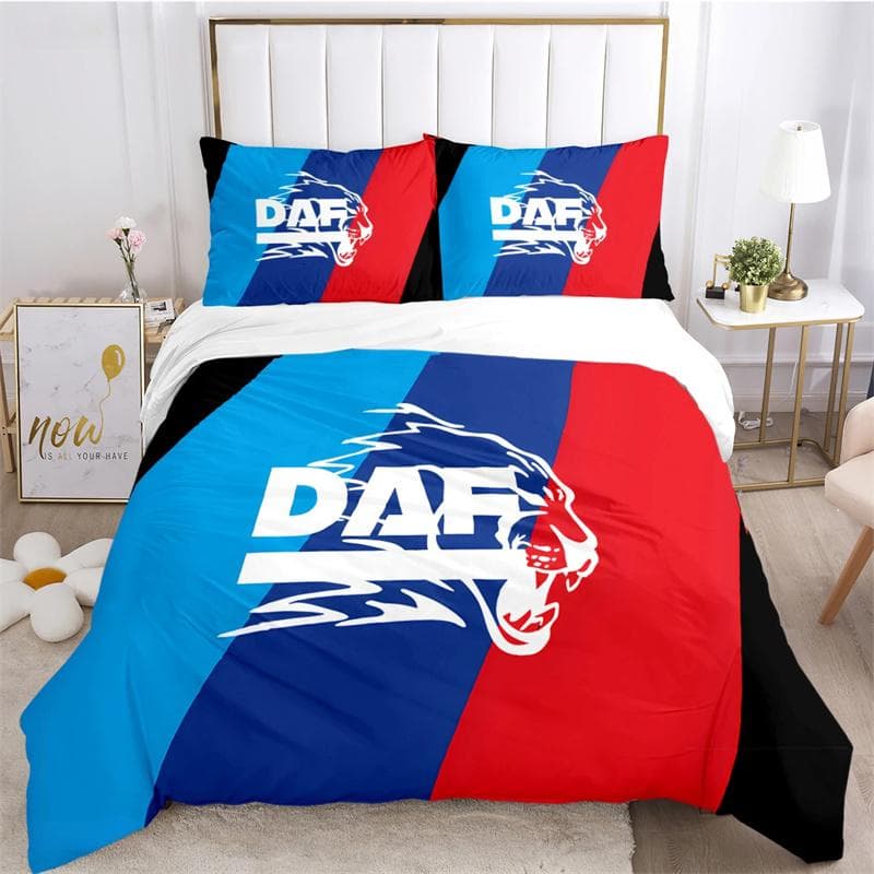DAF Truck Casal Bedding Se Duvet Cover Set with Pillowcase Home Textile Twin Full Queen King Children's Gift 135X200cm-2pcs