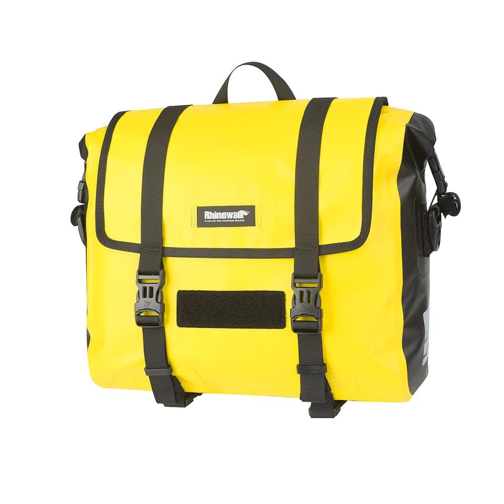 Rhinowalk Waterproof Motorcycle Saddle Bag Quick Release Luggage Bag Large Capacity Side Storage yellow