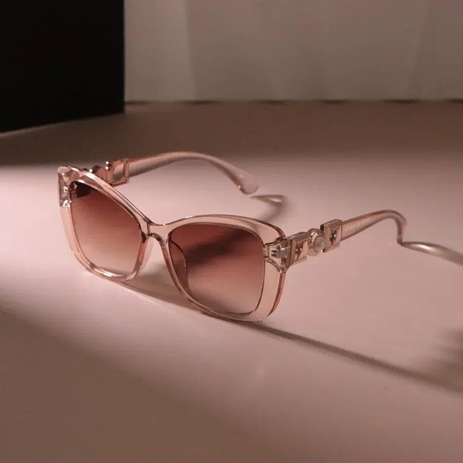 Cool Gradient Square Sunglasses Women Men Colorful Cat Eye Mirror Designer Brand Fashion Sun Glasses Other