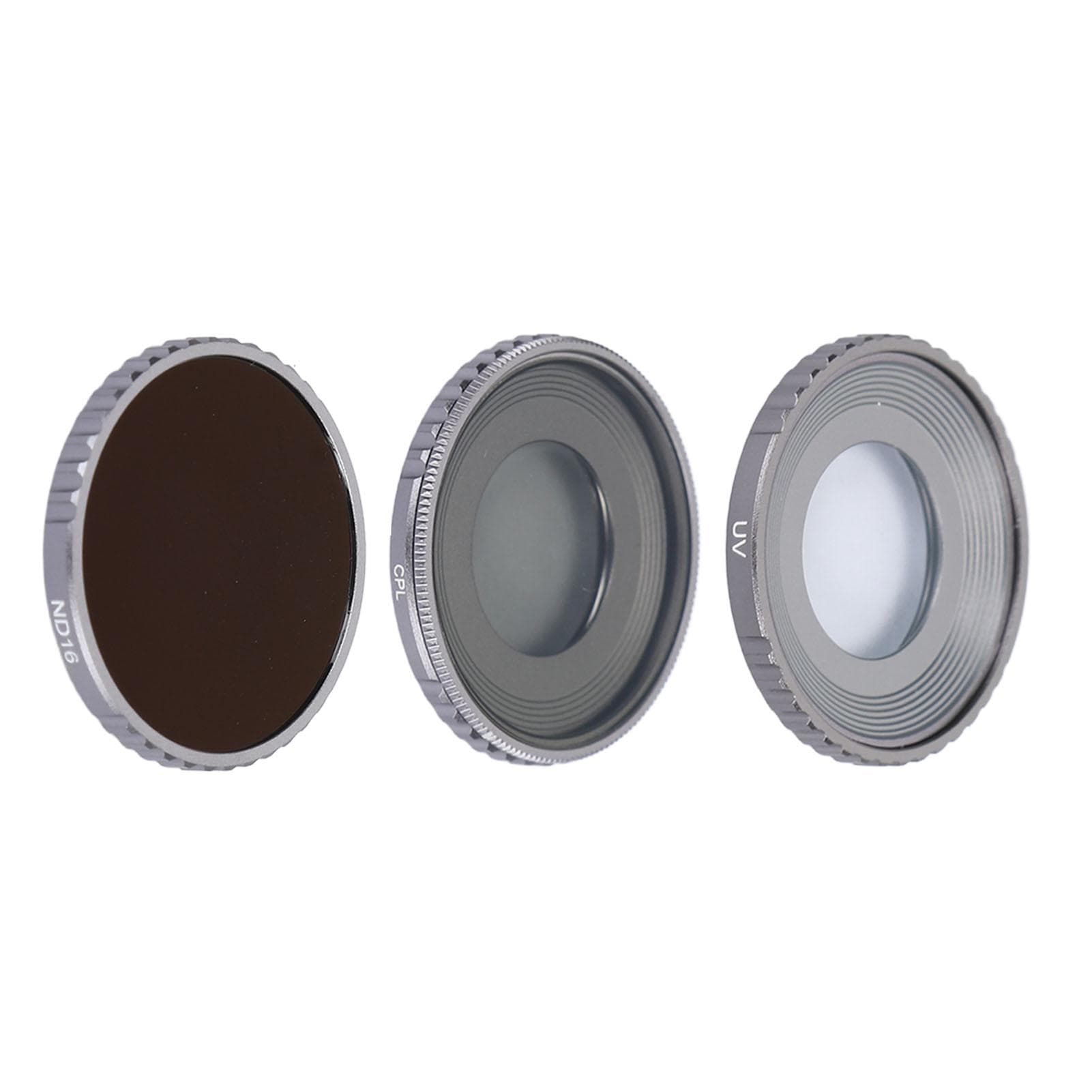 3pcs Camera ND Filter Kit UV CPL ND16 Action Camera Filter Optical Glass Drone Lens Filter