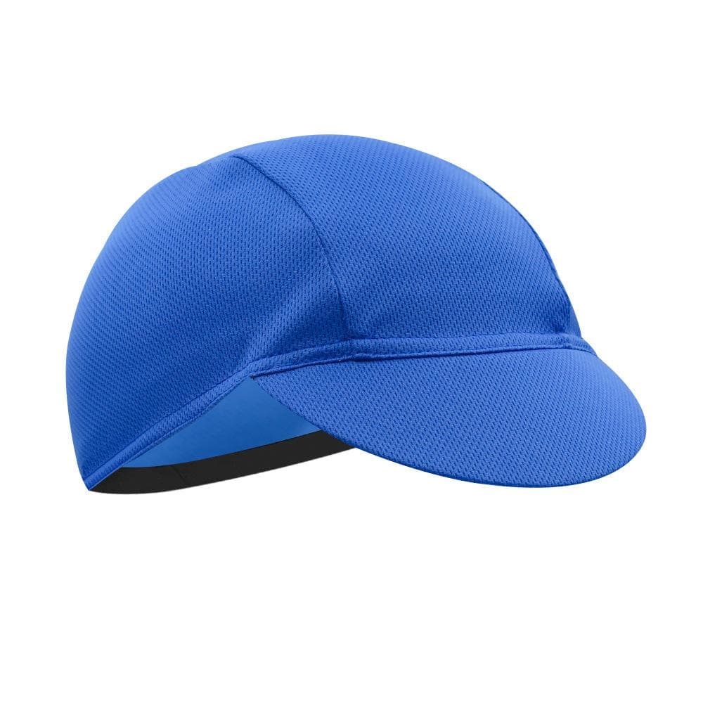 Summer Cycling Caps Sun protection Quick Dry Outdoor Breathable Bike Hat Mesh Fabric Bicycle Elastic Cap dark blue