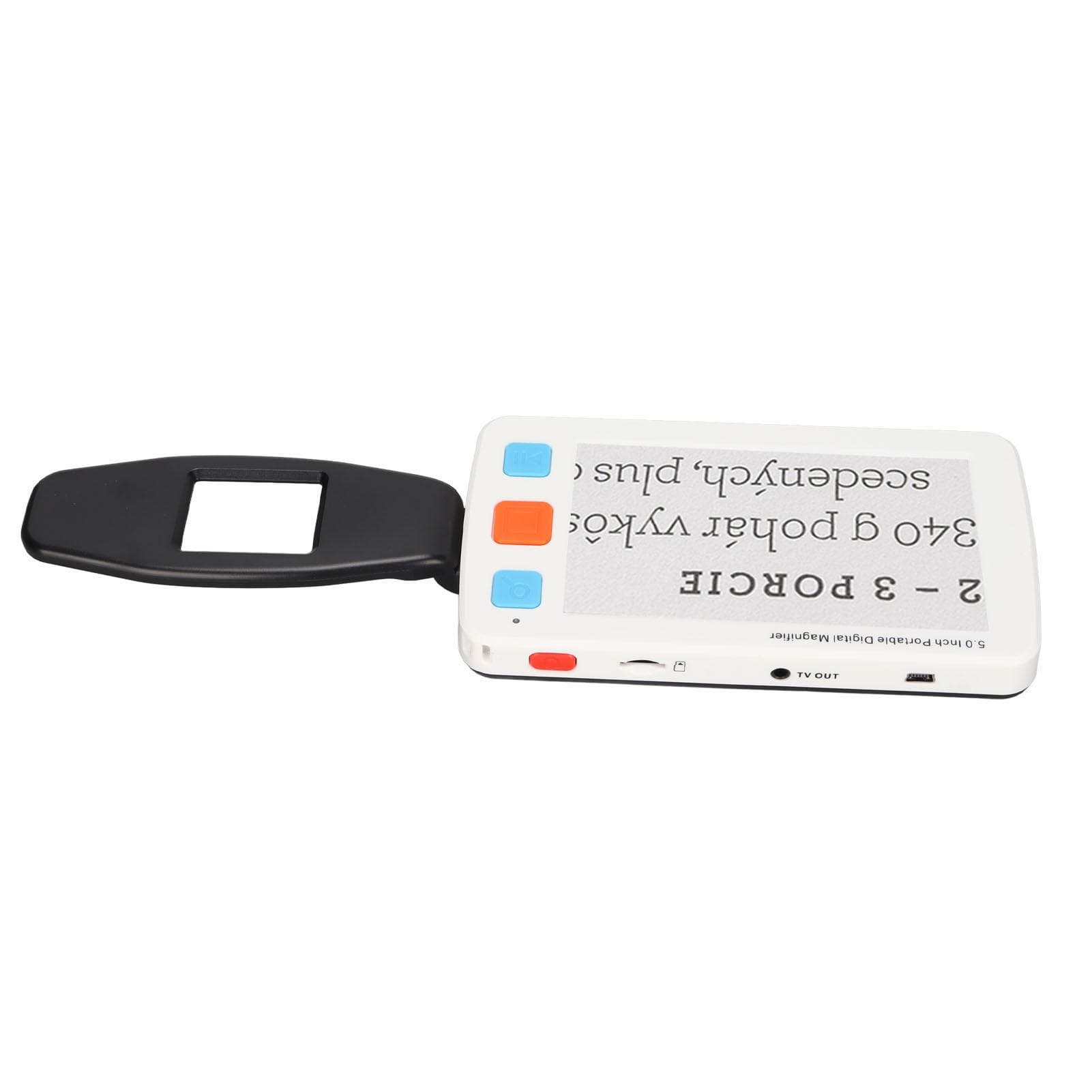 YS011 Handheld Portable Digital Reading Magnifier 5.0 Inch LCD Screen Electronic Reading Aids for EU Plug