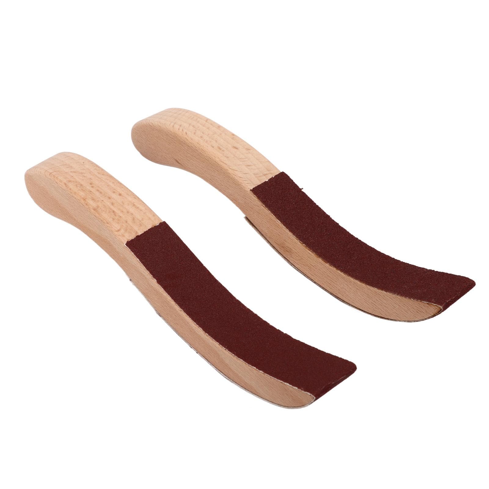 1 Pair Piano Hammerhead Sanding Plate S Shape Solid Wood Felt Polishing Hammer for Repair