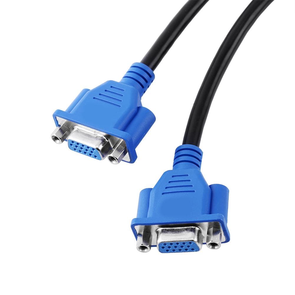 DMS-59 Pin Male to 2 VGA 15 Pin Female Splitter Adapter Cable Lead Wire for HP Dell Monitor