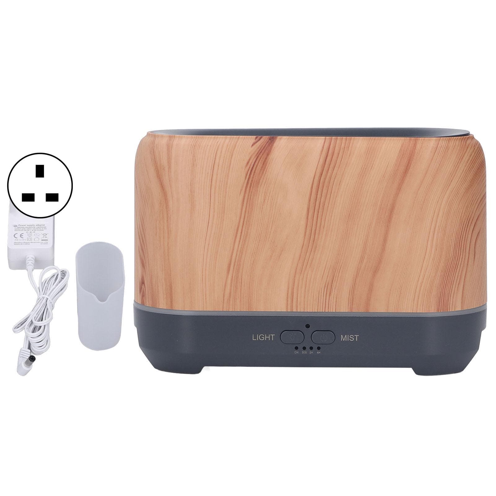 200ml Flame Humidifier Super Quiet Hollow Out Flame Diffuser Fire Humidifier with Flame Light for