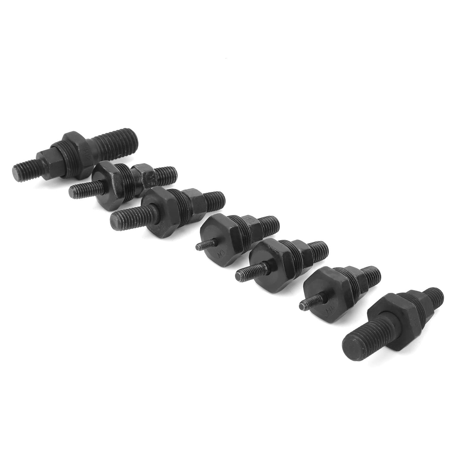 14Pcs Rivet Nut Gun Head Manual High Speed Steel Hardware Tools M3M4M5M6M8M10M12