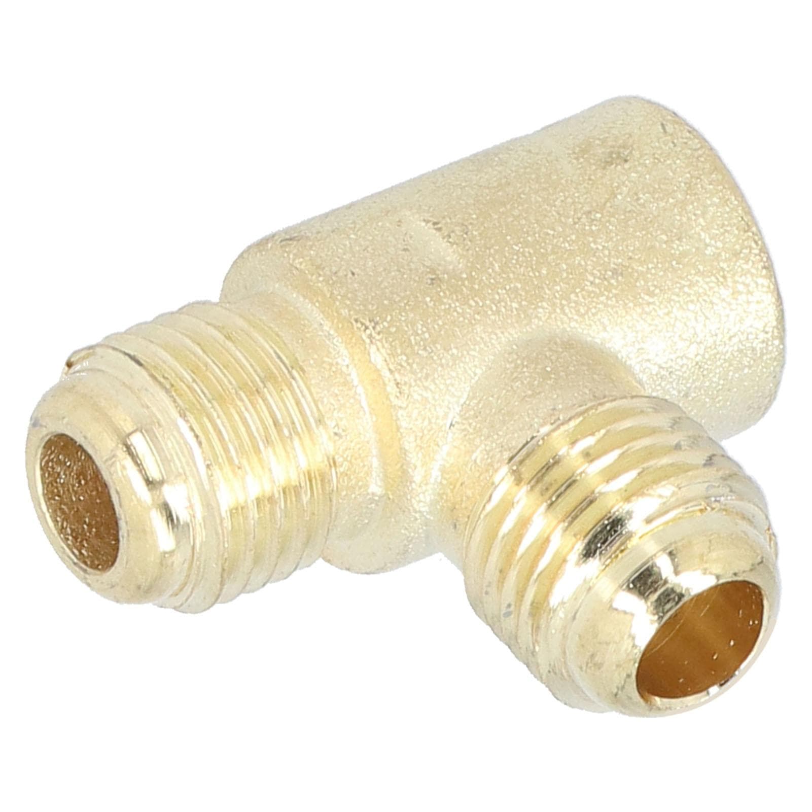 2Pcs Tee Adapter Oil Free Machine Check Valve Threaded Pipe Connector for 550W Air Compressor