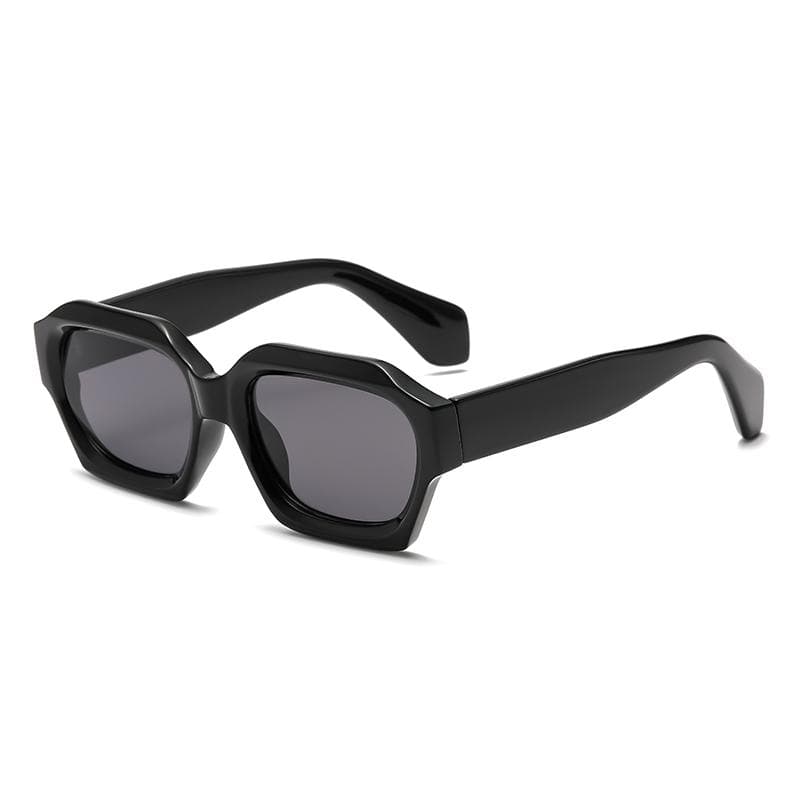 Fashion Square Frame Women Sunglasses Black Punk Trendy UV400 Sun Glasses Brand Design Personalized Eyewear