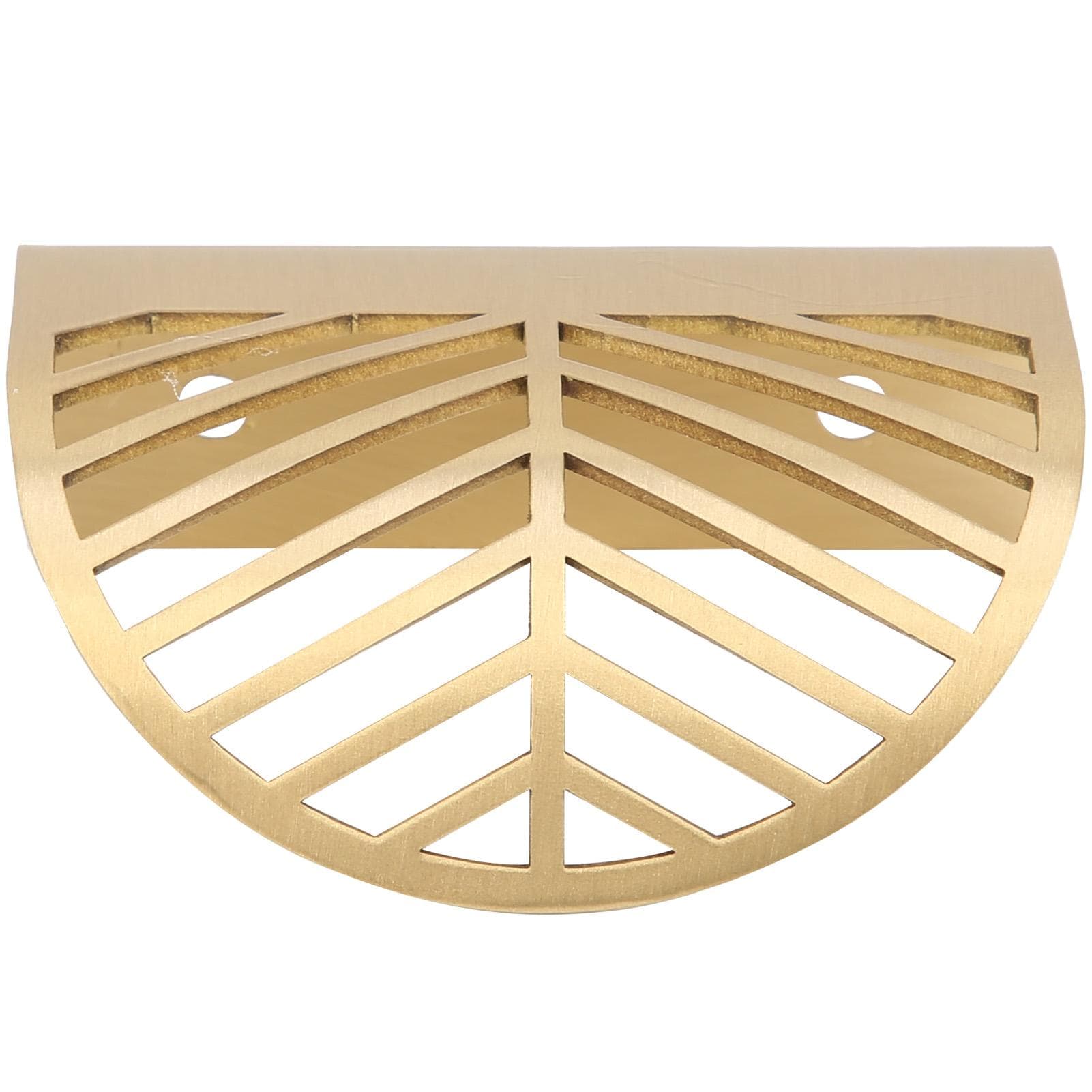Furniture Handle Leaf Brass Hollow Small Cabinet Knob for Doors Drawers Bookcases Wardrobes