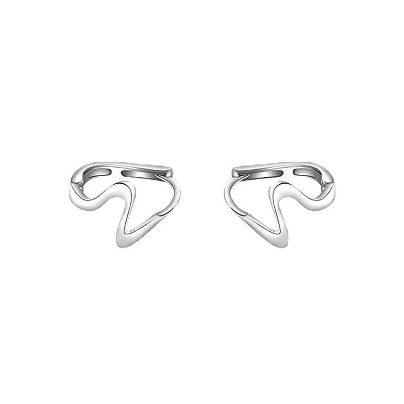 Autumn New: Versatile Curved Earrings with Japanese & Korean Fashion Flair