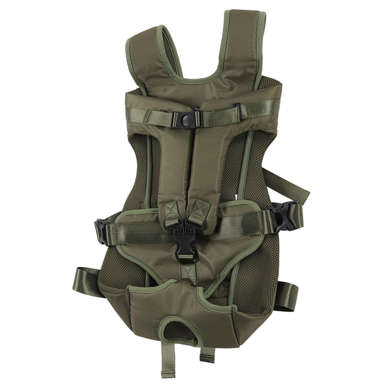Dog Front Backpack Breathable Waterproof Safe Adjustable Chest Puppy Bag for Cat Biking Hiking XL