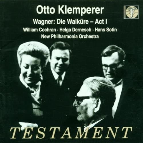 CD RICHARD WAGNER, OTTO KLEMPERER, NEW - Die Walkure (Act 1) SBT1205 Europe ObiClassical Used
