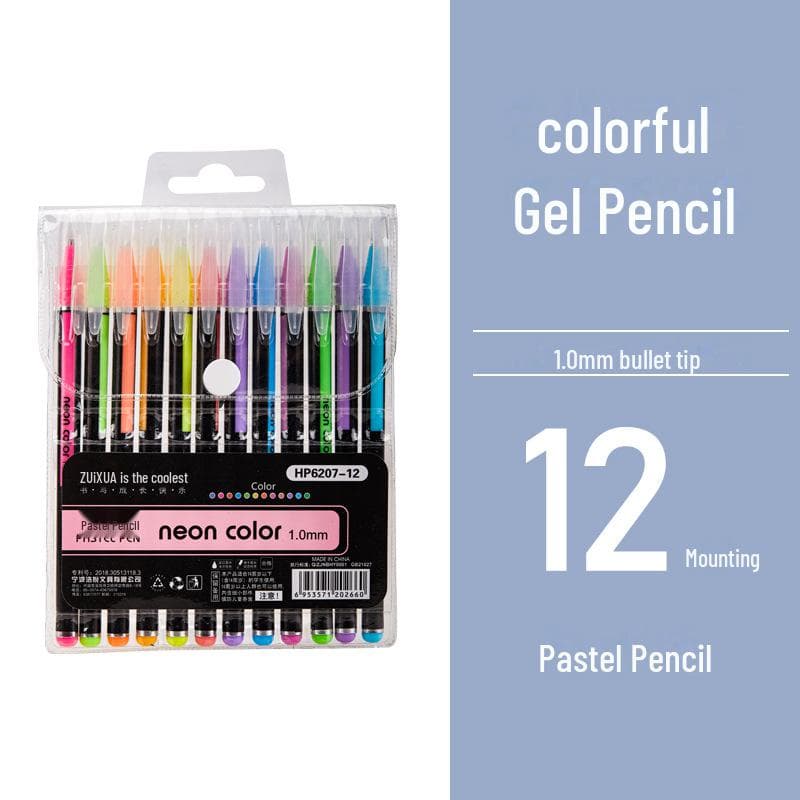 12 Color Pastel and Neutral Pen Set for Students, Markers, and Highlighting 12pcs