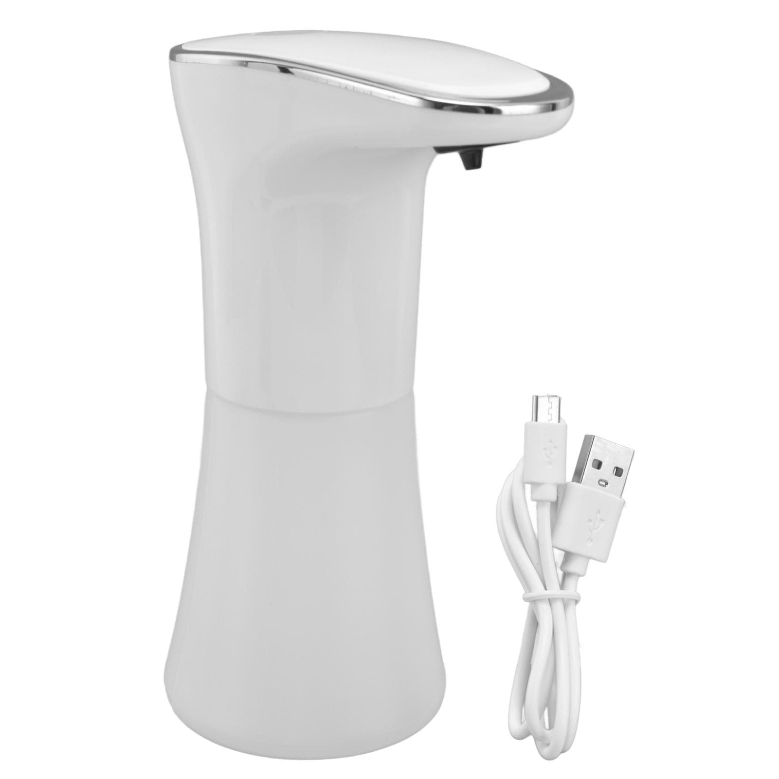 400ml Automatic Soap Dispenser Touchless USB Rechargeable Smart Sensor Foam Soap Pump for Bathroom