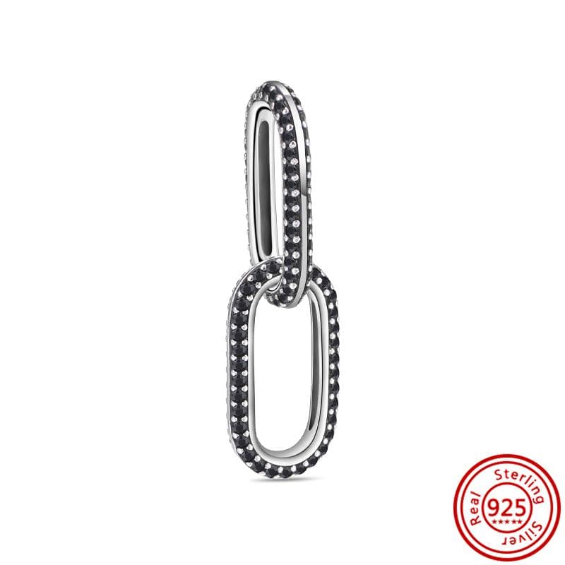 New Me Series Two-ring Connector Links Lucky Mini Charm Beads Fit Original Me Bracelet&Necklace Women Jewelry Gift